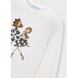 Camiseta estampacion niña mayoral