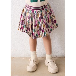 Falda plisada estampada niña mayoral
