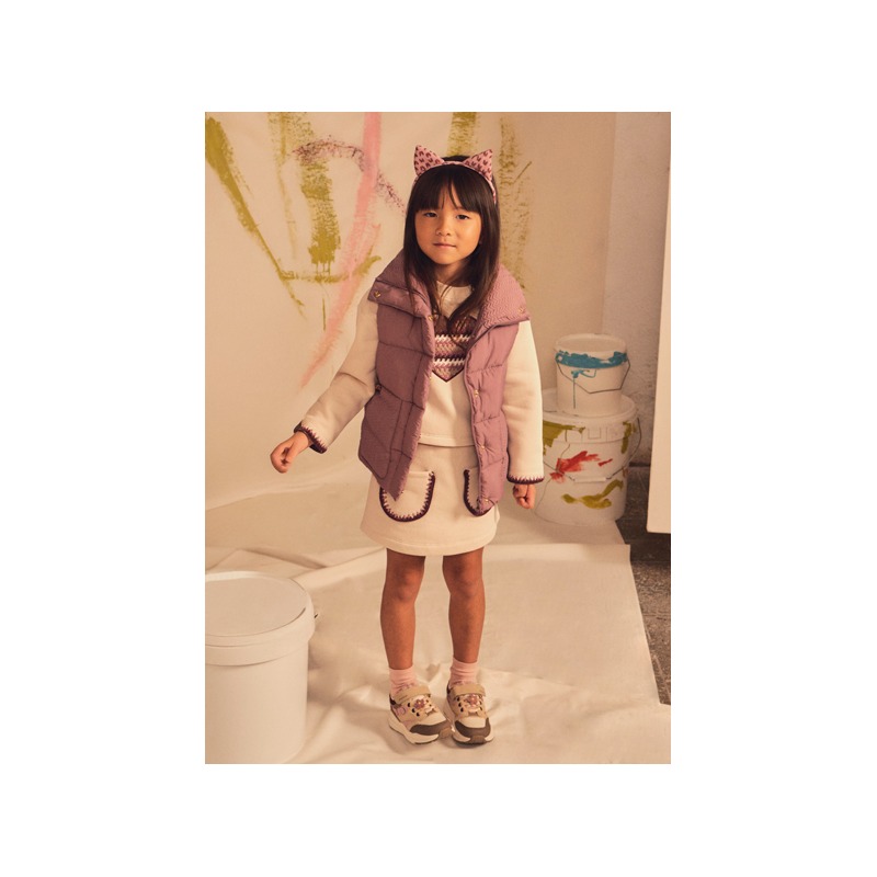 Conjunto falda felpa niña mayoral
