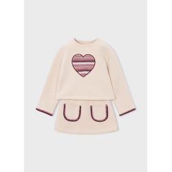 Conjunto falda felpa niña mayoral