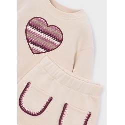 Conjunto falda felpa niña mayoral