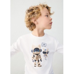 Camiseta robot niño mayoral