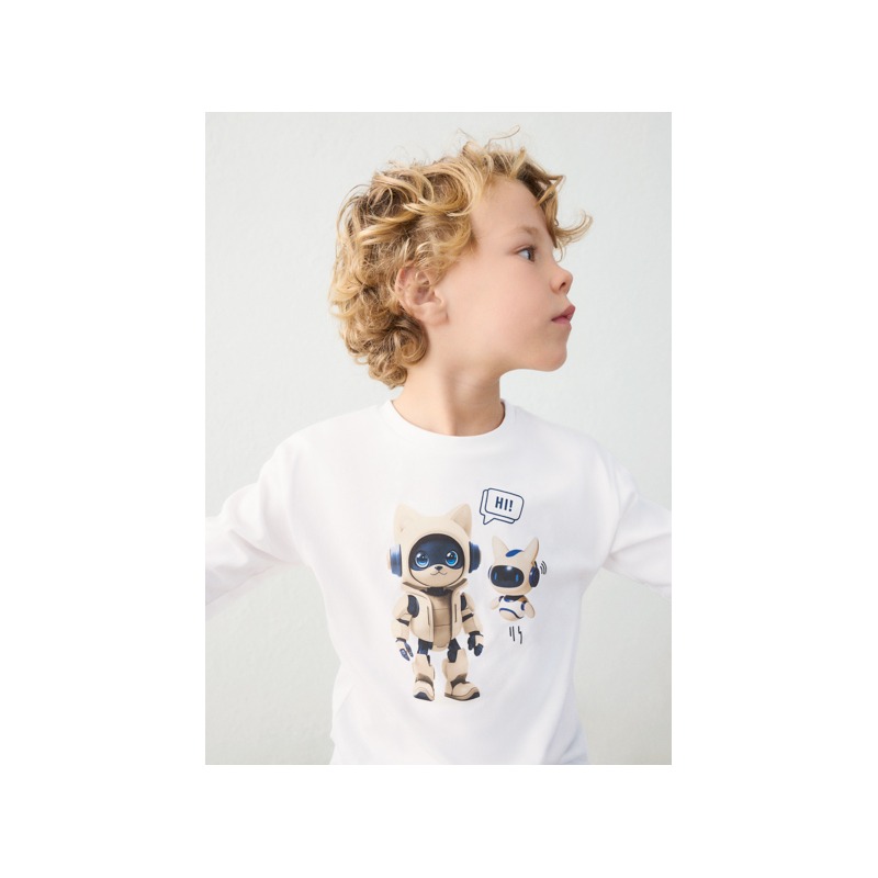 Camiseta robot niño mayoral