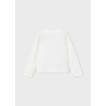 Camiseta básica flor niña mayoral