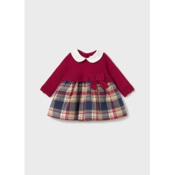 Vestido tricot combinado bebe niña mayoral