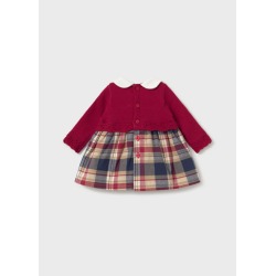 Vestido tricot combinado bebe niña mayoral