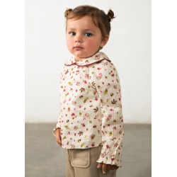 Blusa textura bebé niña...