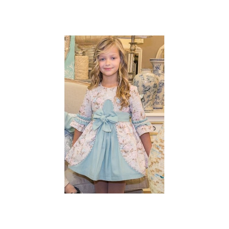 Vestido M/L estampado flores