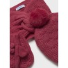 Conjunto gorro braga tricot bebe niña mayoral