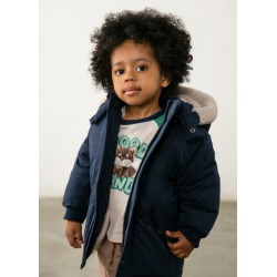 Parka capucha pelo bebe...