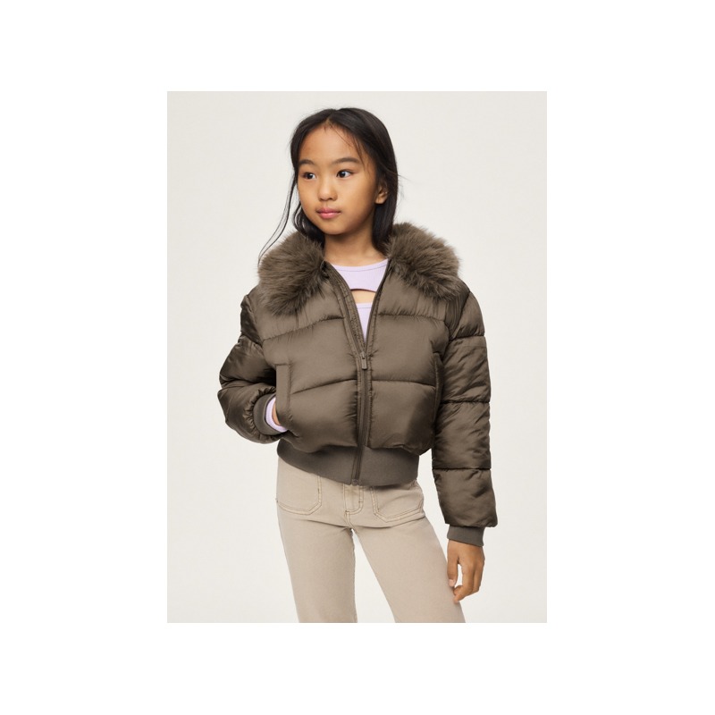 Chaquetón cropped pelo chica mayoral