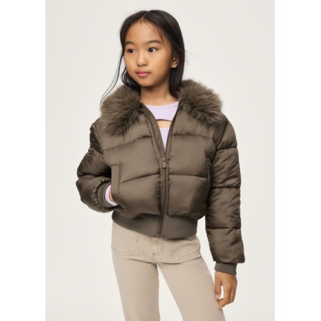 Chaquetón cropped pelo chica mayoral