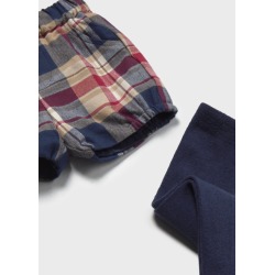 Conjunto pantalon corto leotardos bebe niño mayoral