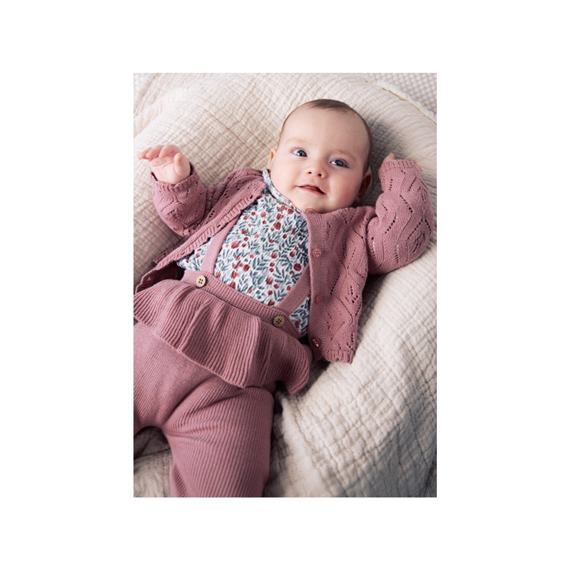 Conjunto 3 piezas bebe niña mayoral