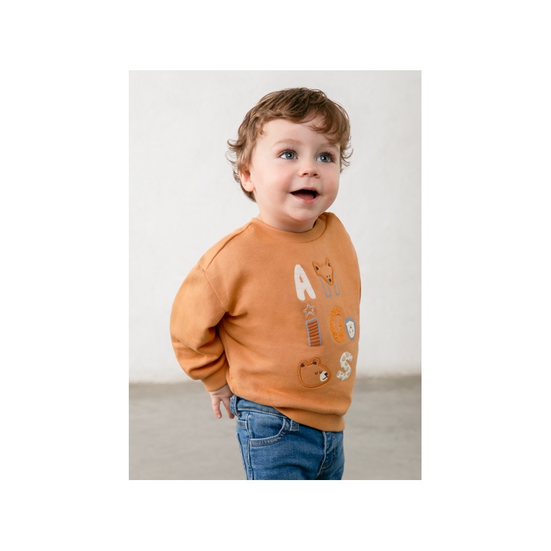 Sudadera animalitos bebé niño mayoral