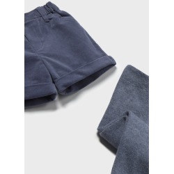 Conjunto pantalon corto leotardos bebe niño mayoral