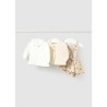 Conjunto 3 piezas falda bebe mayoral