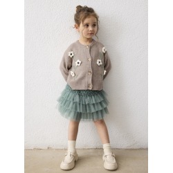 Rebeca tricot flores niña mayoral