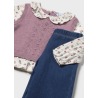 Conjunto pantalon chaleco unido bebe niña mayoral