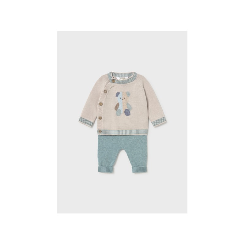 Conjunto pantalón y jersey osito bebe niño mayoral