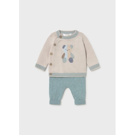 Conjunto pantalón y jersey osito bebe niño mayoral