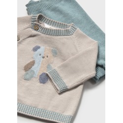 Conjunto pantalón y jersey osito bebe niño mayoral