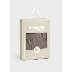Conjunto gorro y manoplas tricot bebe mayoral