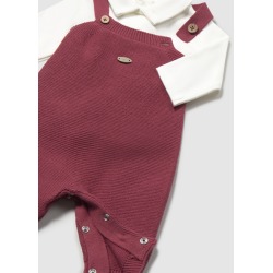 Conjunto 3 piezas peto tricot bebe niño mayoral