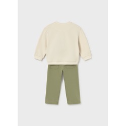 Conjunto pantalón y sudadera bebé niño mayoral