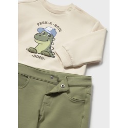 Conjunto pantalón y sudadera bebé niño mayoral