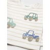 Camiseta rayas coche bebé niño mayoral