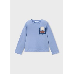 Camiseta bolsillo niña mayoral