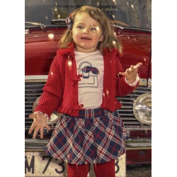 Conjunto falda cuadros bebe niña mayoral