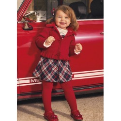 Conjunto falda cuadros bebe...