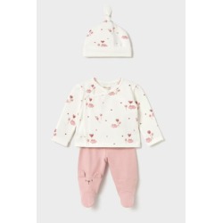 Conjunto 3 piezas polaina bebe mayoral