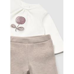 Conjunto 3 piezas leggings bebe niña mayoral