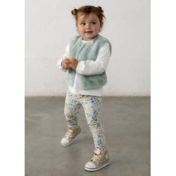 Conjunto 3 piezas chaleco bebé niña mayoral