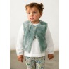 Conjunto 3 piezas chaleco bebé niña mayoral
