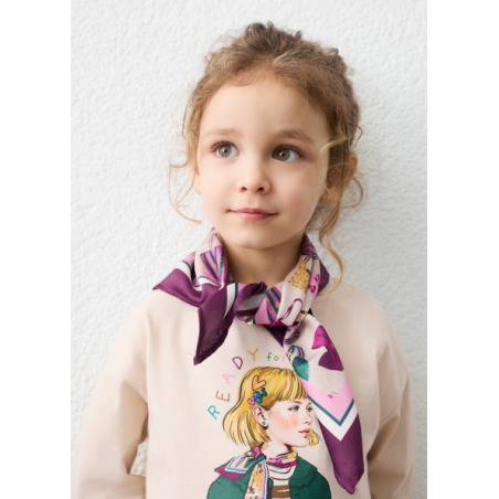 Camiseta con pañuelo niña mayoral