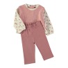Conjunto estampado flores bebe niña babybol