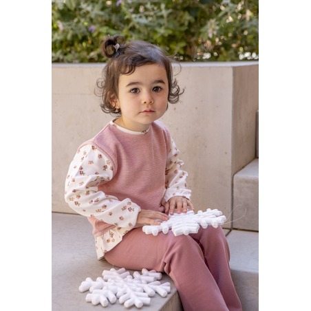 Conjunto estampado flores bebe niña babybol