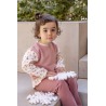 Conjunto estampado flores bebe niña babybol