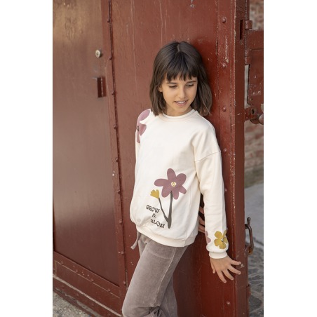 Conjunto flores niña babybol
