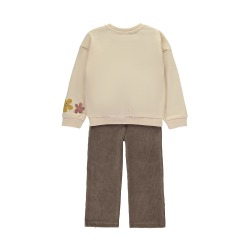 Conjunto flores niña babybol