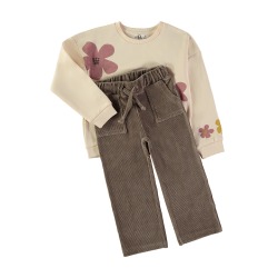 Conjunto flores niña babybol