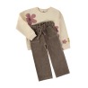 Conjunto flores niña babybol