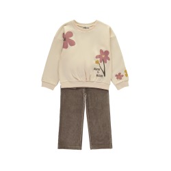 Conjunto flores niña babybol