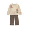 Conjunto flores niña babybol