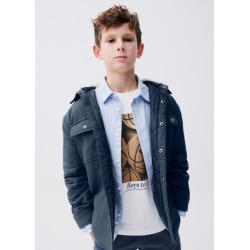 Sobrecamisa acolchada con...
