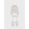Conjunto gorro y manoplas tricot bebe mayoral